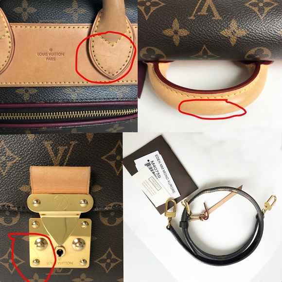 Louis Vuitton Eden MM Monogram Aurore Bag Shoulder Bag 2012 + dust bag & key - Picture 14 of 14